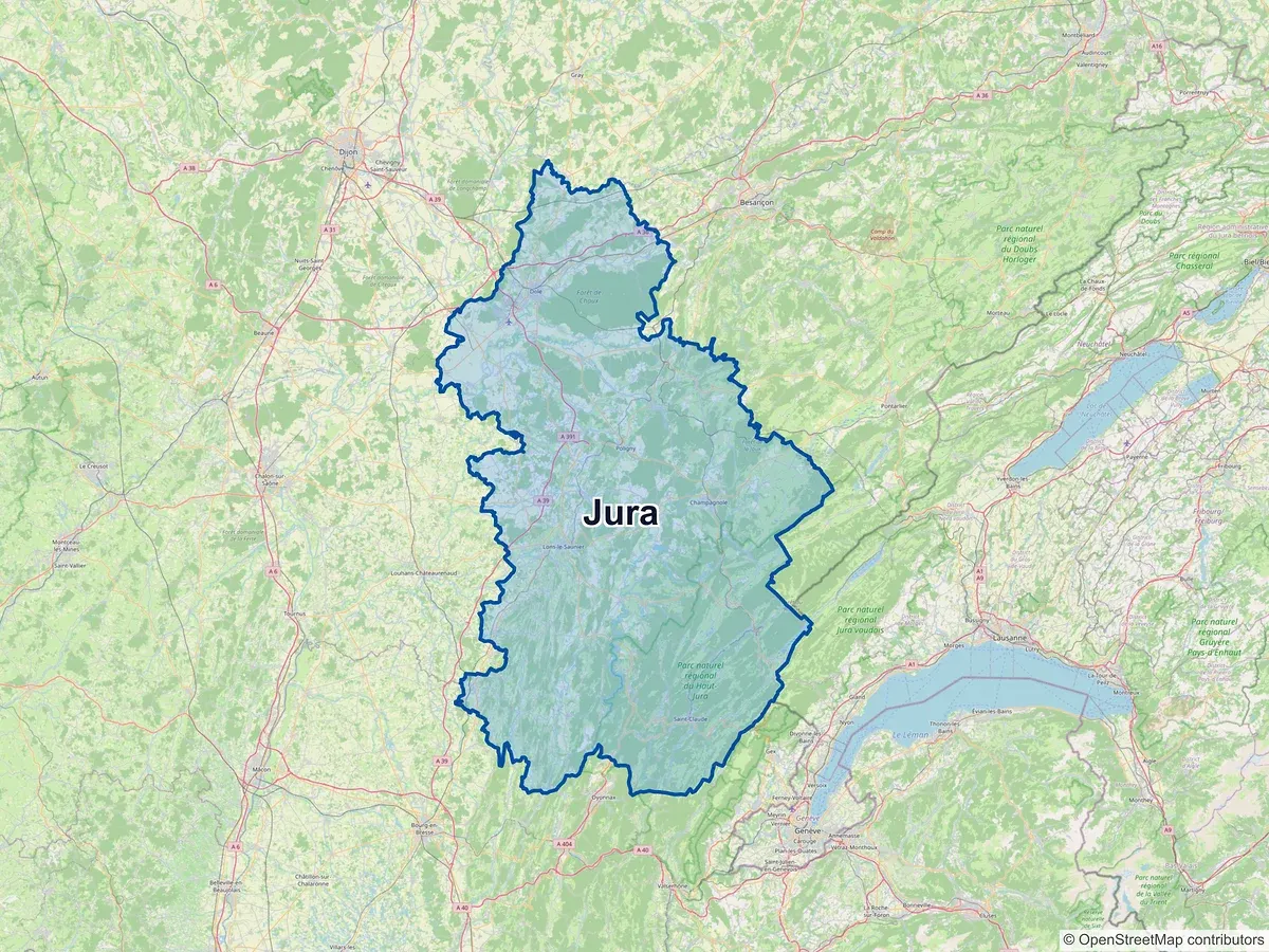 Carte du Jura