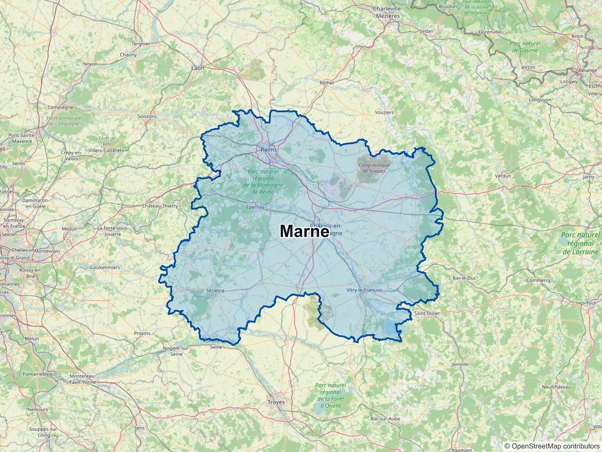 Carte de la Marne