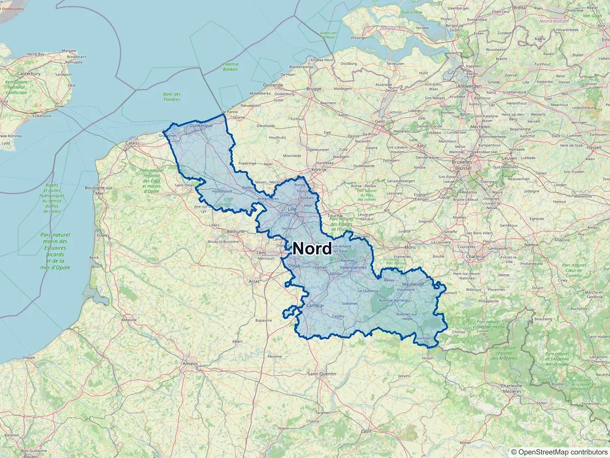 Carte du Nord